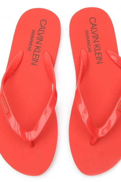 Dámské pantofle 346RS oranžová - Calvin Klein