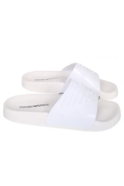 Dámské pantofle A48 bílá - Emporio Armani