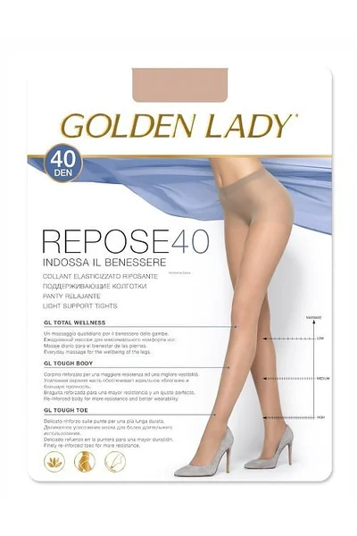 Dámské punčochové kalhoty Golden Lady Repose 2-5XL 50V den