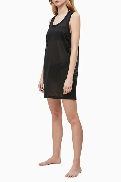 Dámské plážové šaty O8TM5 černá - Calvin Klein