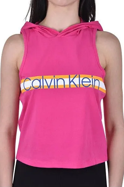 Dámské tílko 9M7RS růžová - Calvin Klein