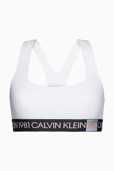 Podprsenka pro ženy bez kostice 0SZI49 bílá - Calvin Klein