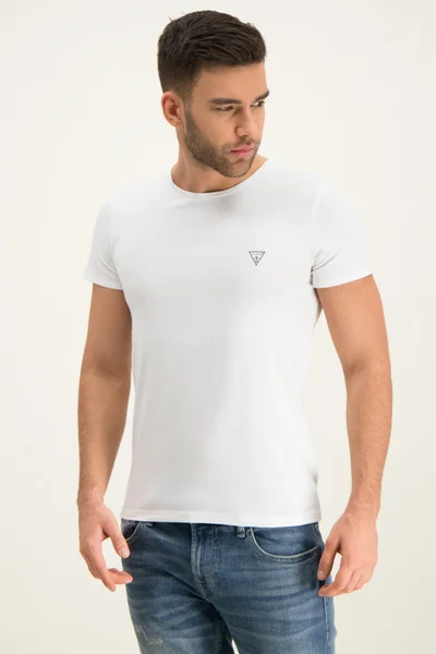 Pánské tričko 2pcs 030E bílá - Guess