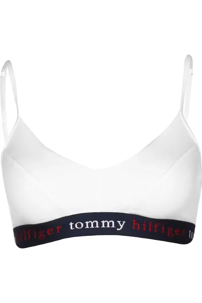 Podprsenka pro ženy bez kostice 120 bílomodrá - Tommy Hilfiger