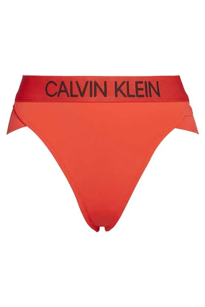Dámské spodní díl plavek MXSC červená - Calvin Klein