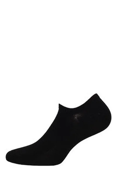 Hladké dámské kotníkové ponožky Wola E6R1 Tencel