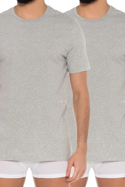 Pánské triko 2 PACK - Heather 146R0 - Calvin Klein