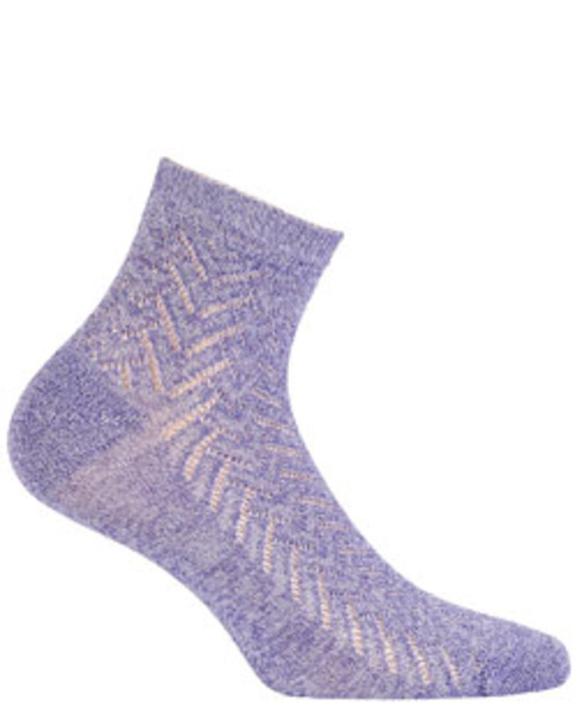 Dámské ponožky s lesklou přízí Wola, fialová UNI i170_W84123996000P90