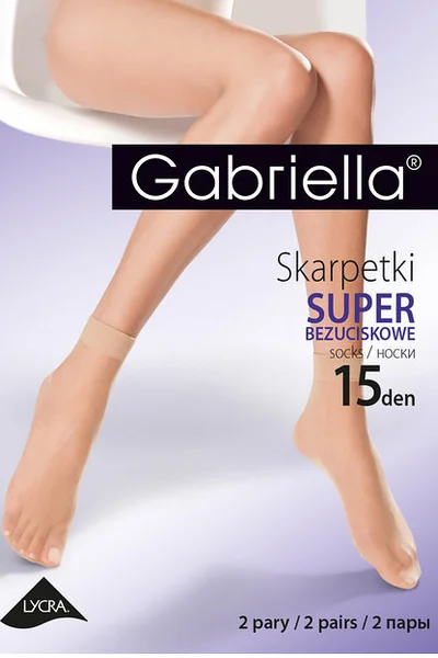 Dámské netlačící ponožky Gabriella Super 4G784Q den A'2