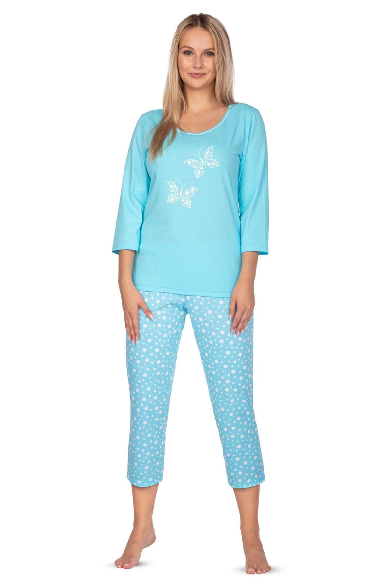 Modrokvěté pyžamo pro ženy Regina, světle modrá XXL i41_9999933370_2:světle modrá_3:XXL_