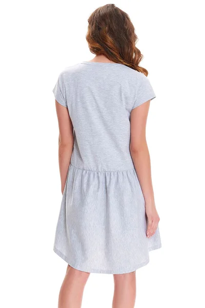 Kapsařka - Těhotenské noční košile s bavlněným zapínáním