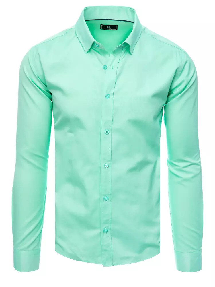 Pánská slim fit mint košile s knoflíky Dstreet, M i646_2239312