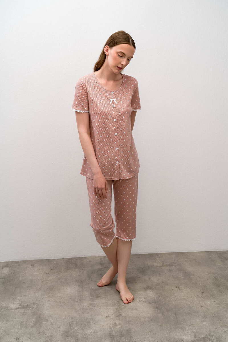 Vamp - Dvoudílné pyžamo pro ženy CQI26W - Vamp, salmon M i512_16017_154_3