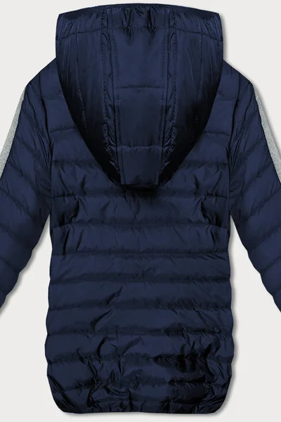 Zimní bunda s kapucí J.STYLE pro ženy - granátová