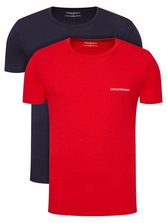 Pánské tričko 2pcs MEL861 649F9A 2OE099 černáčervená - Emporio Armani, barevná XL i10_P48710_1:1149_2:93_