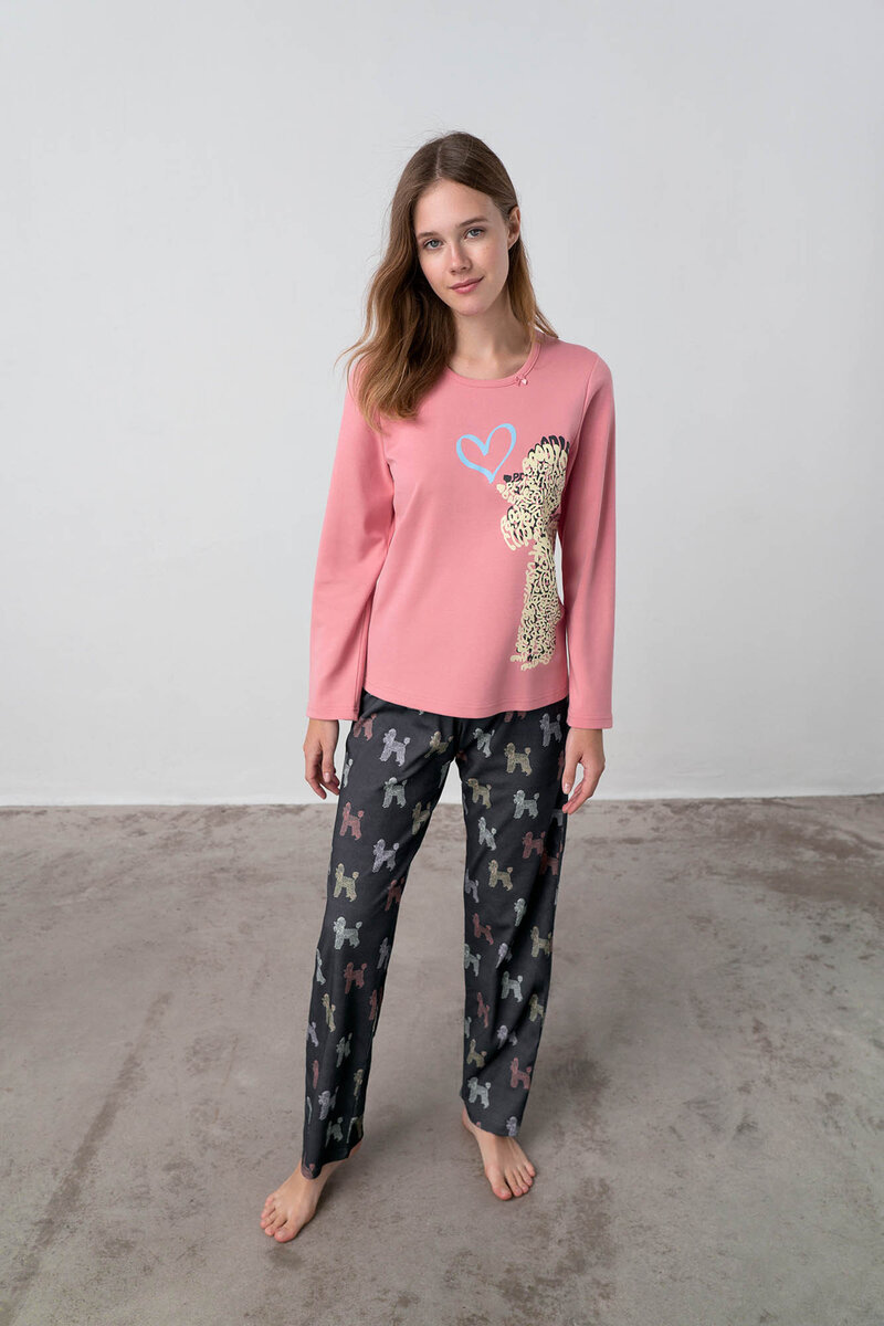 Vamp - Dvoudílné pyžamo pro ženy - Cassidy 2CR5 - Vamp, pink glow M i512_17430_306_3
