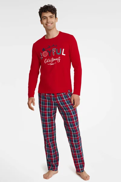Vánoční pyžamo pro muže Glance pro chladné noci