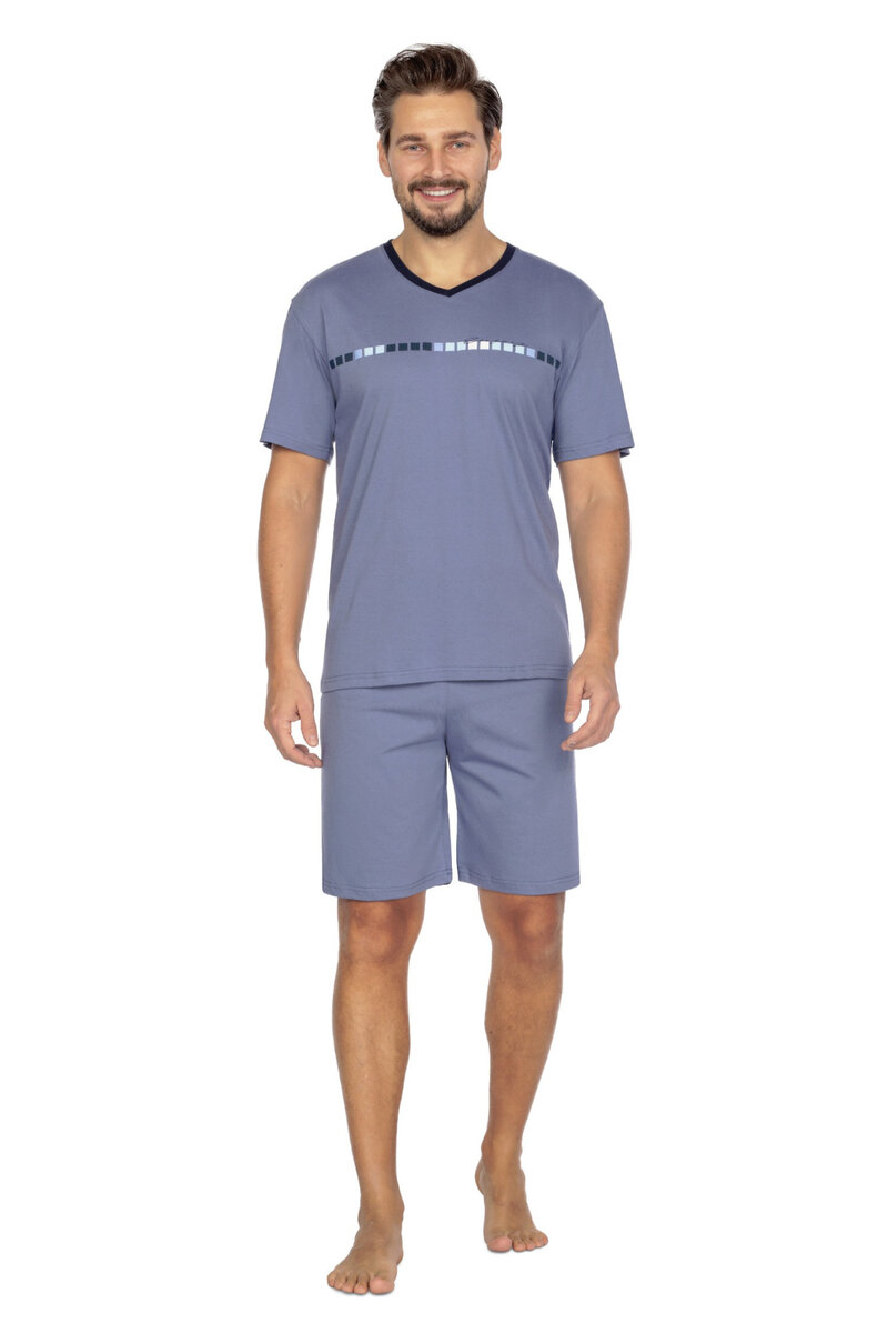 Mužská pyžama Regina Comfort M-XL, tmavá melanž L i384_40261904
