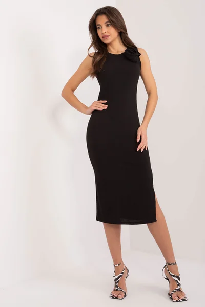 Černé elegantní dámské šaty FPrice