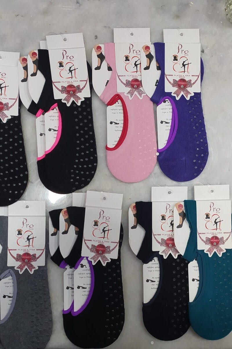 Dámské ponožky na pilates 11703 MIX, MIX 36-40 i170_11703 MIX 36-40