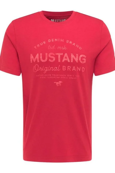 Klasické pánské tričko Mustang Alex C Print M