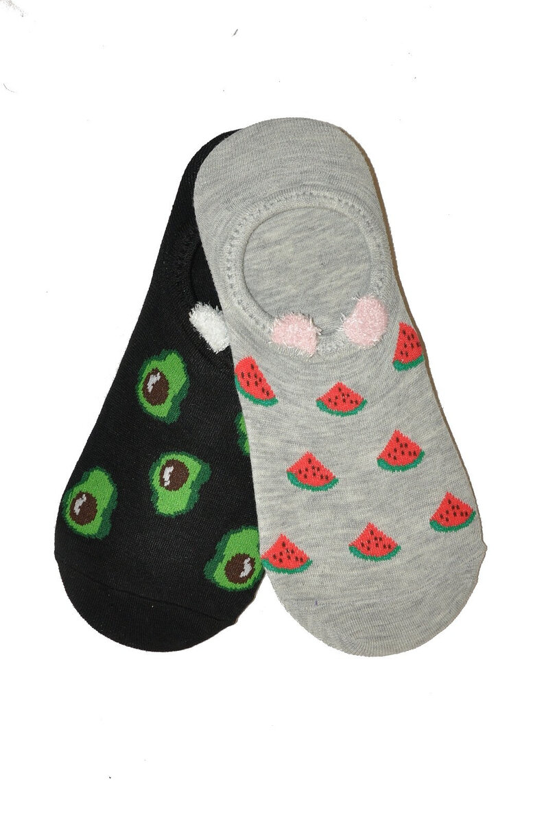 Dámské ponožky baleríny WiK 0144 Midini Ovoce A2 36-41, směs barev 39-41 i384_68165092