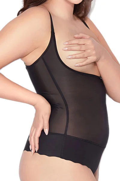 Dámské stahovací body Glam string black - Mitex