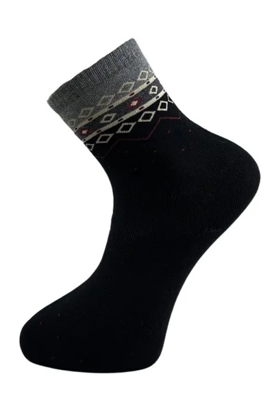 Vzorované froté dámské ponožky PRO MIX