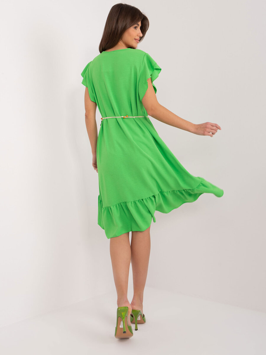 Zelené letní šaty FPrice pro dámy, jedna velikost i523_2016103531998