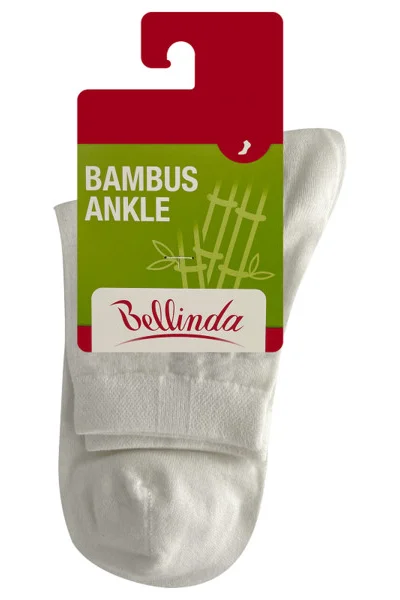 Bambusové ponožky BAMBUS LADIES ANKLE SOCKS - Bellinda - bílá