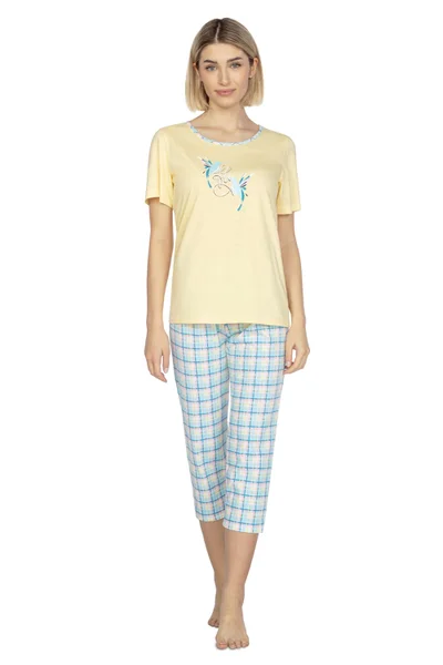 Kostkované pyžamo pro ženy Regina M-XL