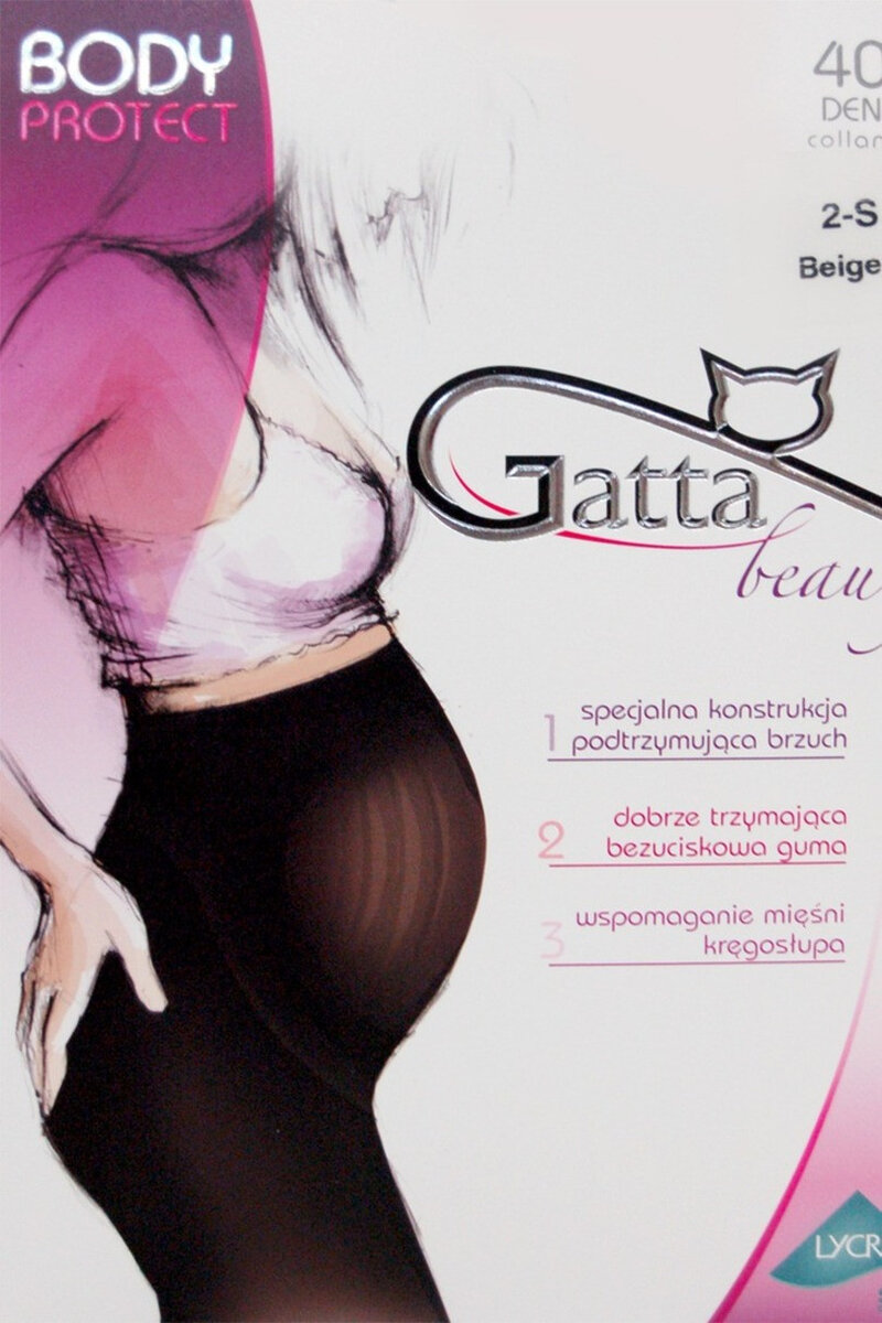 Dámské BODY PROTECT - Těhotenské punčochové kalhoty V04 DEN - Gatta, nero 4-L i170_0GB508000490