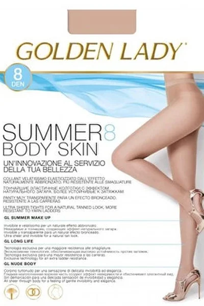 Dámské punčochové kalhoty Golden Lady Summer Body Skin 8 den 5-XL