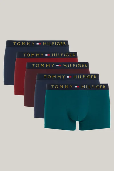 Pánské boxerky TRUNK GOLD WB - Exkluzivní kolekce Tommy Hilfiger (výhodné balení 5ks)