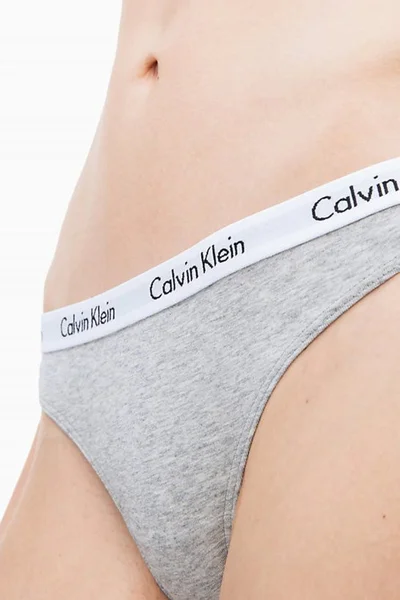 Dámské kalhotky E607Q šedá - Calvin Klein