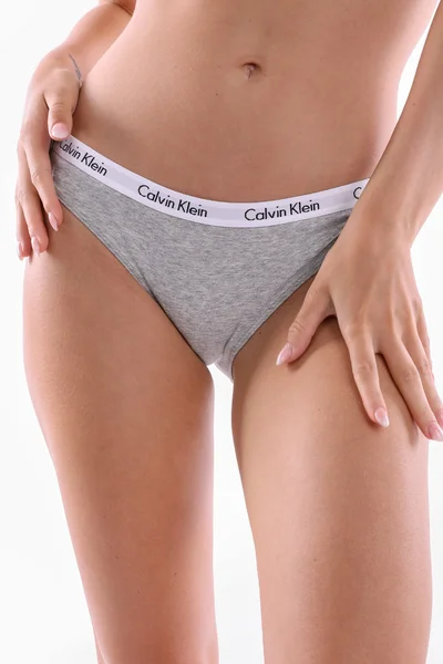 Dámské kalhotky E607Q šedá - Calvin Klein