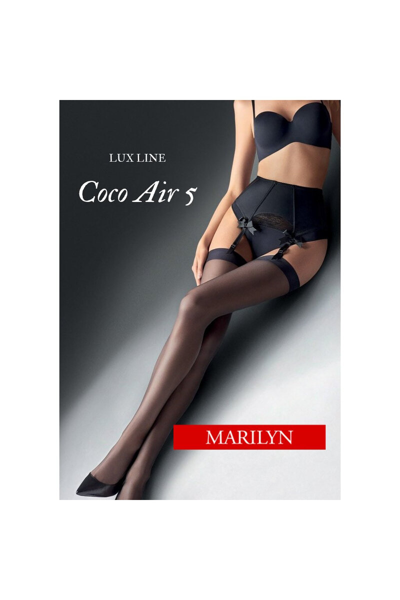 Dámské punčochy COCO Air 5 - Marilyn, černá 3/4 i10_P46968_1:3_2:644_