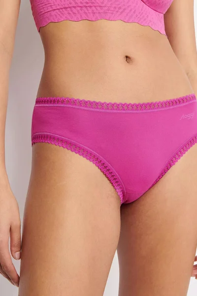 Dámské Hipster Kalhotky GO Crush 3-pack PINK - Sloggi