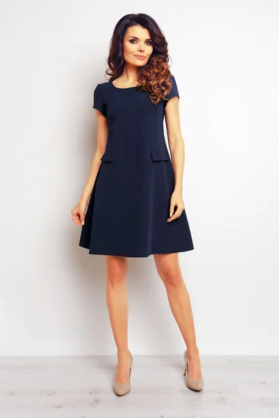 Modročerné šaty - Nekonečná elegance