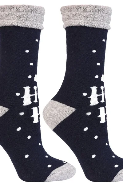 Vánoční ponožky Modrý Vánoční zázrak