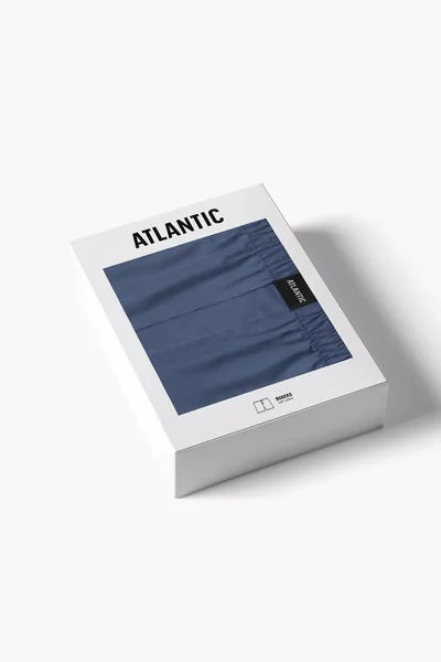 Atlantic Indigo Boxerky - Pánské Pohodlí z Bavlny