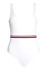 Šaty SQUARE NECK ONE PIECE - Tommy Hilfiger