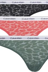 Leopardí krajka dámské kalhotky Calvin Klein