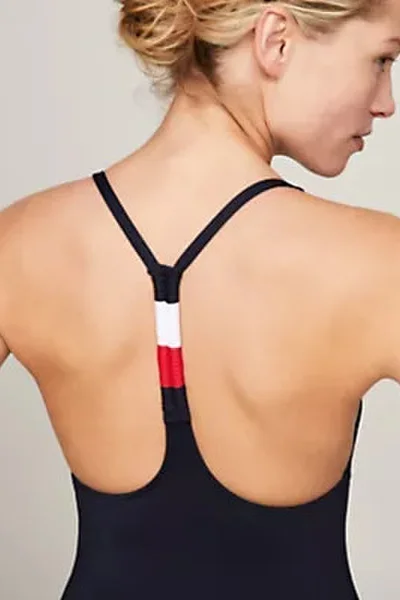 Jednodílný plavkový model RACERBACK - Tommy Hilfiger