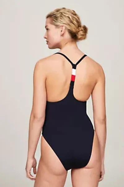 Jednodílný plavkový model RACERBACK - Tommy Hilfiger