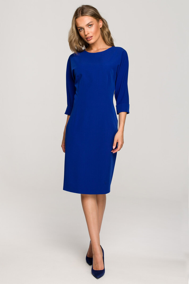 Modrá královská elegance - Šaty Královská Modrá, XL i10_P66620_2:93_