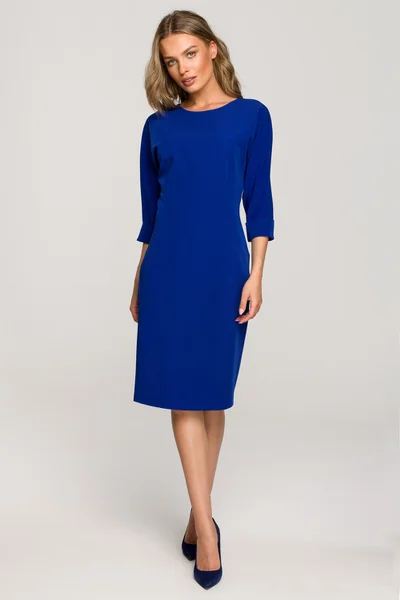 Modrá královská elegance - Šaty Královská Modrá