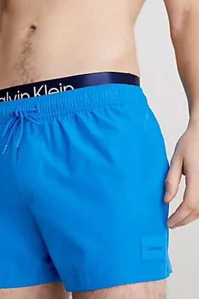 Pánské plavky Tkaný spodní díl SHORT DOUBLE WAISTBAND  Calvin Klein