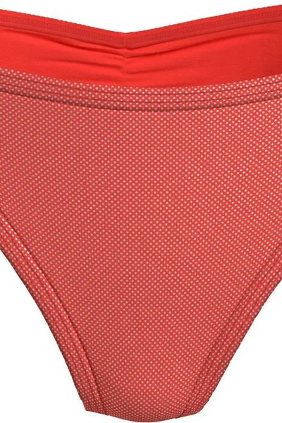 Dámské spodní díl plavek 8Q6TCJ SN6 - červenooranžová - Calvin Klein