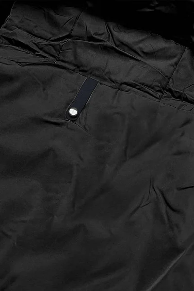 Černá prošívaná bunda pro ženy pro přechodné období 3O9 LHD